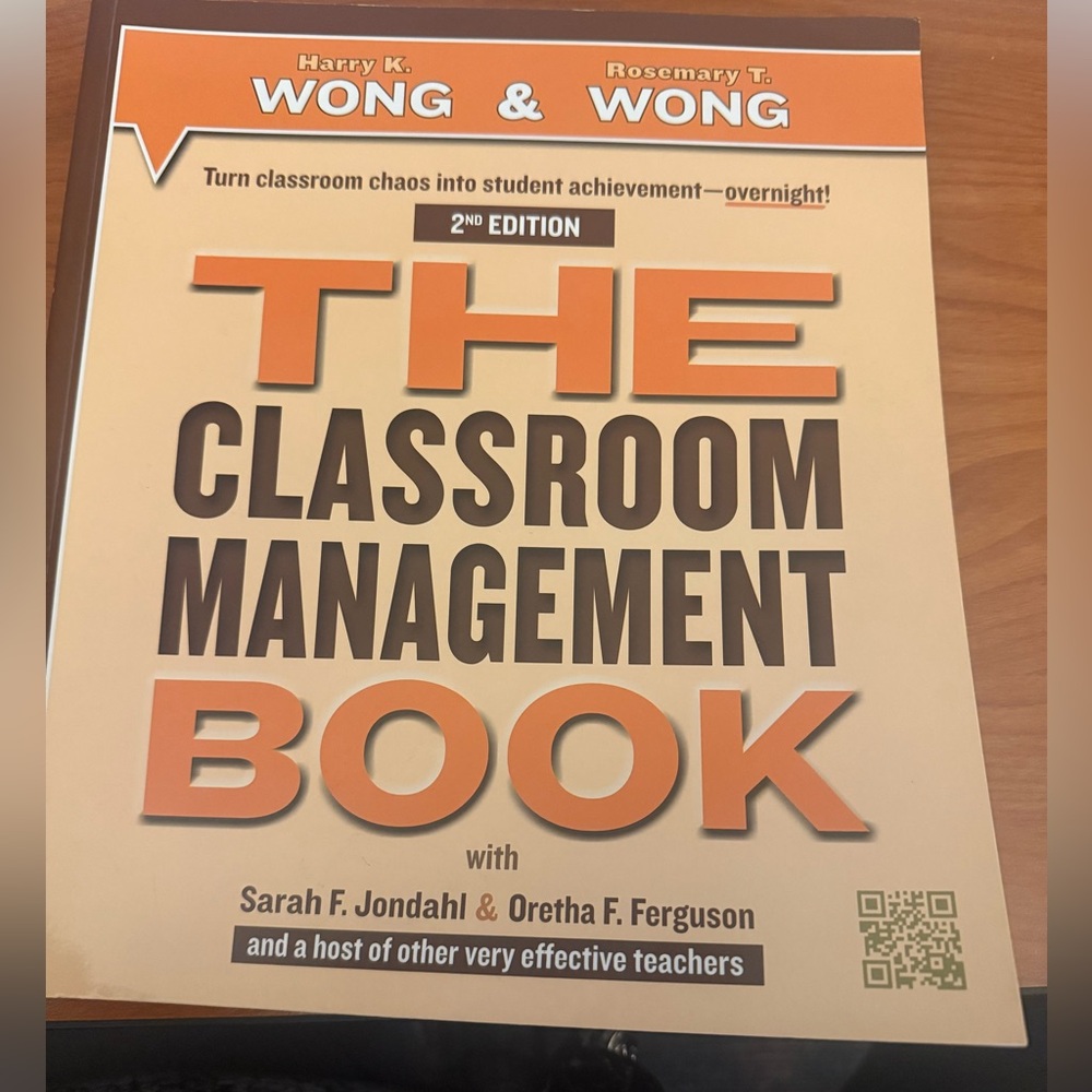 The Classroom Management Book - Orange Cover